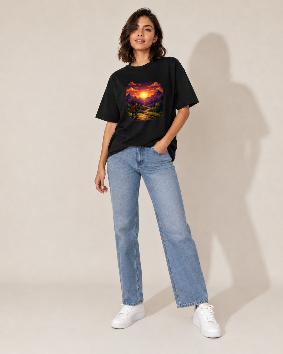 Pixel Journey T shirt- Women