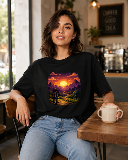 Pixel Journey T shirt- Women