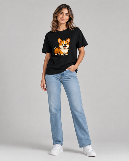 Pixel Puppy T-shirt- Women