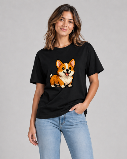 Pixel Puppy T-shirt- Women