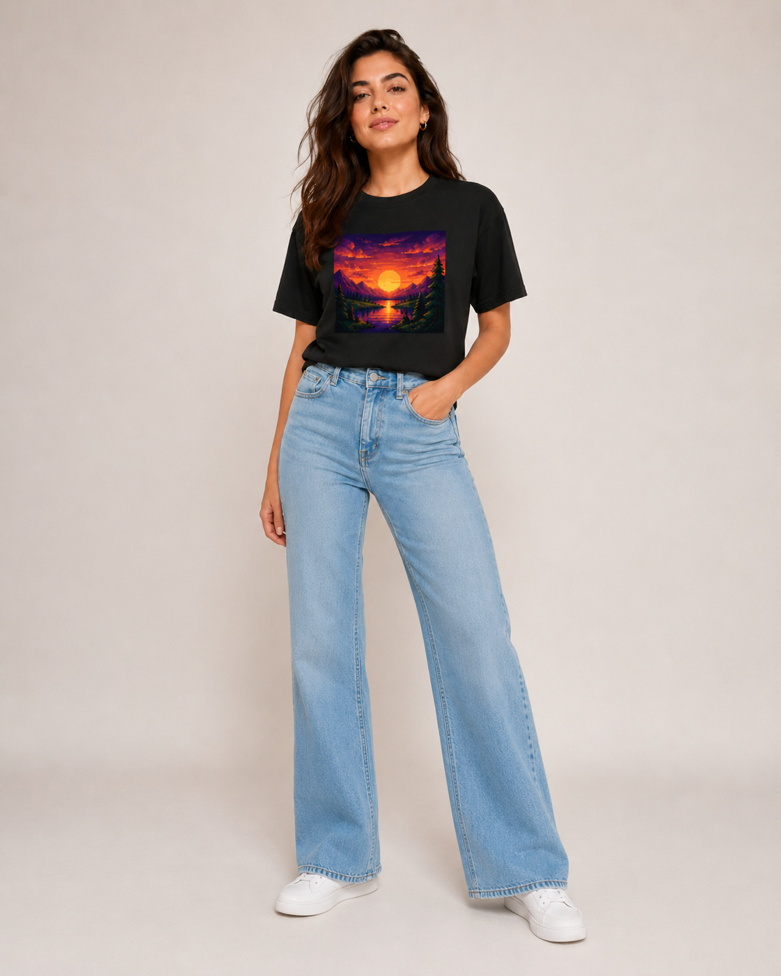 Sunset Escape T shirt - Women
