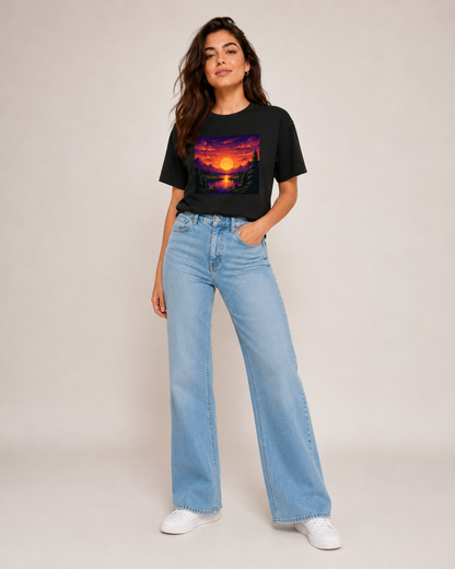 Sunset Escape T shirt - Women