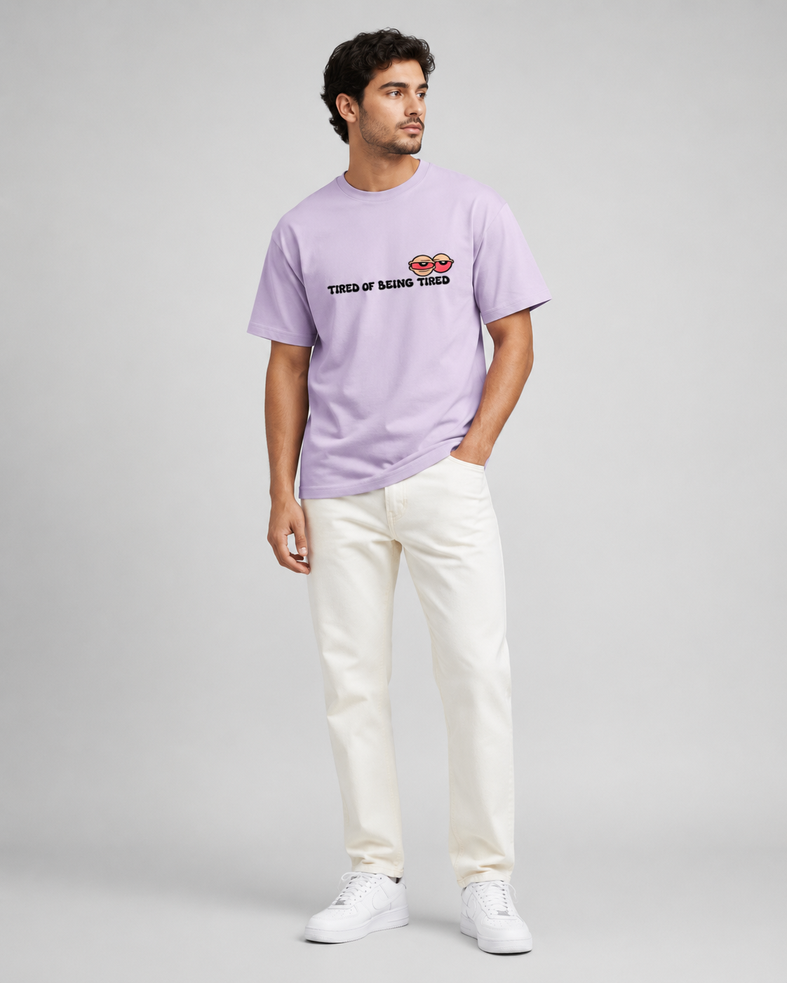 Tired of Being Tired T-shirt- Unisex Classic Crew T-Shirt